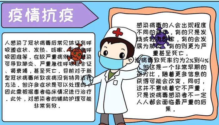 抗疫手抄报图片大全简单又漂亮
