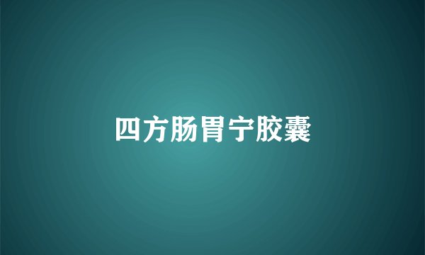 四方肠胃宁胶囊