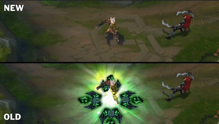 《LOL》瑞文全皮肤特效更新动图一览