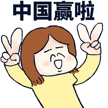 奥运会表情包 东京奥运观赛表情包