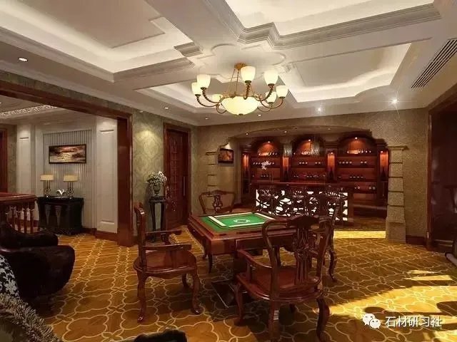 两套古典中式别墅石材装饰案例