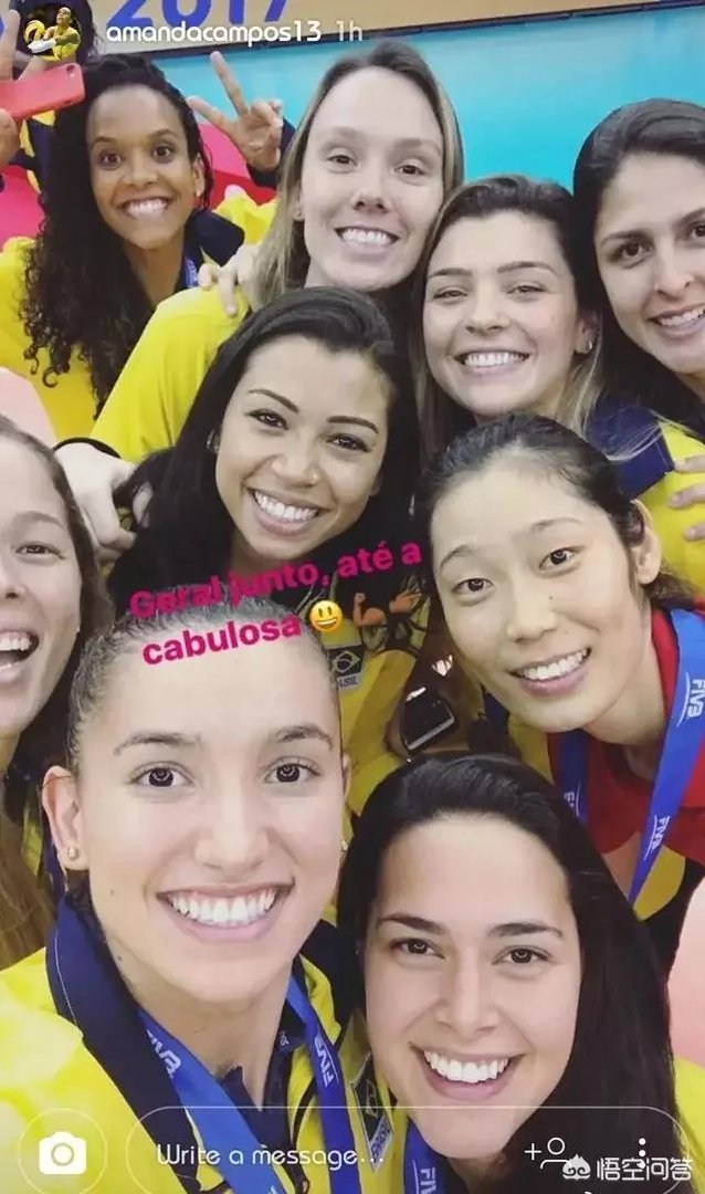 朱婷微博晒休假旅行照，评论区巴西球迷用国旗示爱，你怎么看？