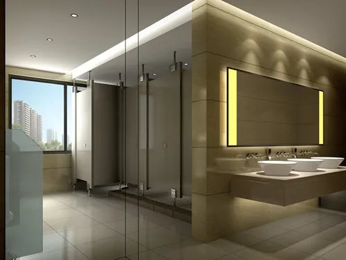 公共卫生间效果图 2017流行的公共卫生间设计