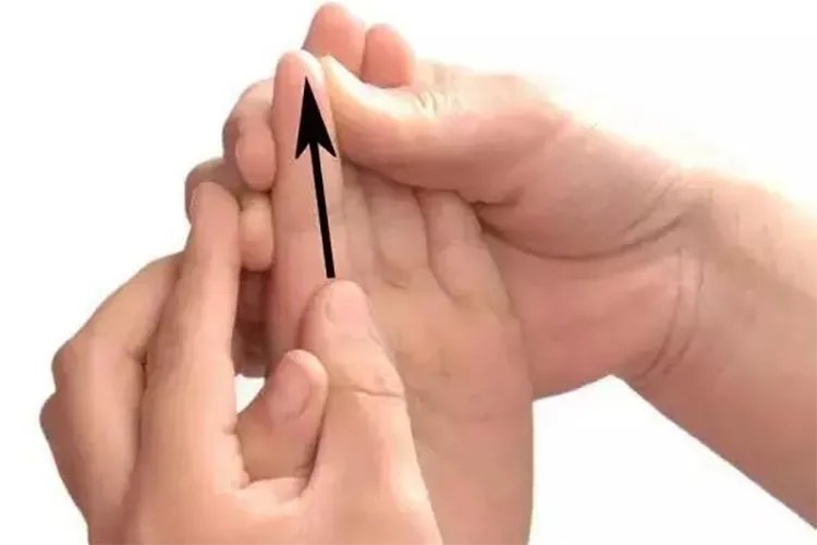 小儿推拿手部按摩图