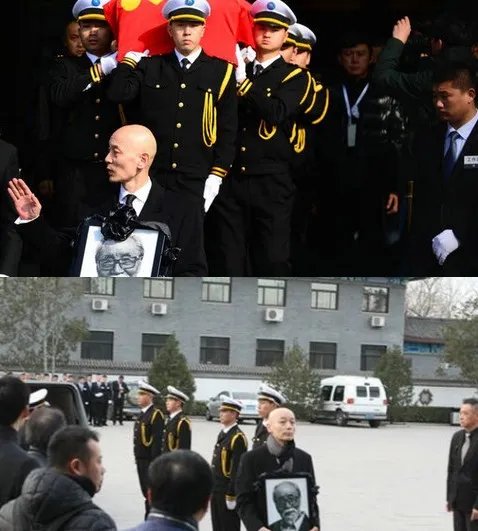 各界人士送别葛优父亲葛存壮 书法家米南阳题写挽联