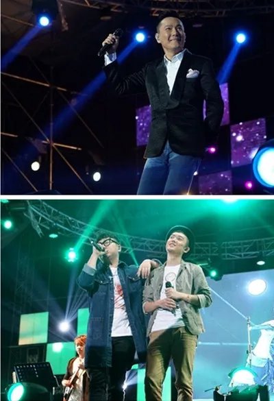 橘洲音乐节开唱张信哲嗨翻全场 《我是歌手》巡演首站倒计时