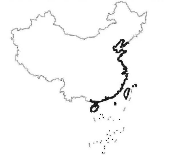 中国海岸线长度