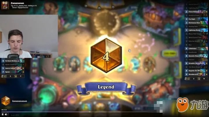 炉石传说亚服第四欧服第九卡组推荐：Zananananan战吼萨