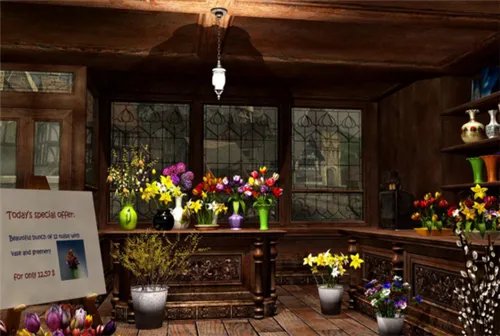 花店装修效果图 充满爱与美的温馨空间