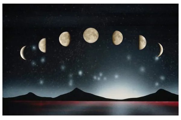 月相变化的原因