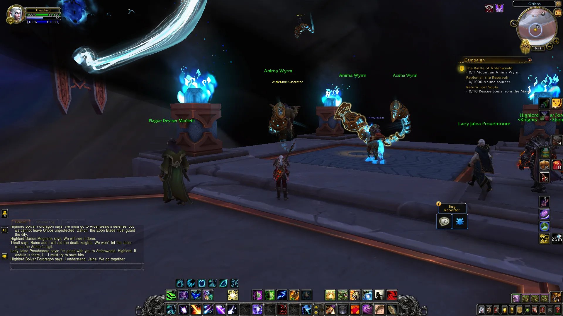 《魔兽世界》9.1炽蓝仙野之战任务流程