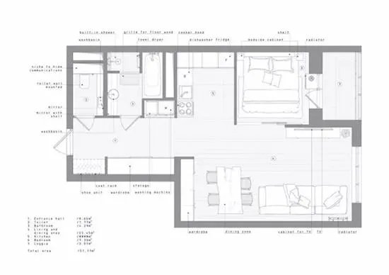 51㎡水泥小屋 这是我见过最浪漫的家