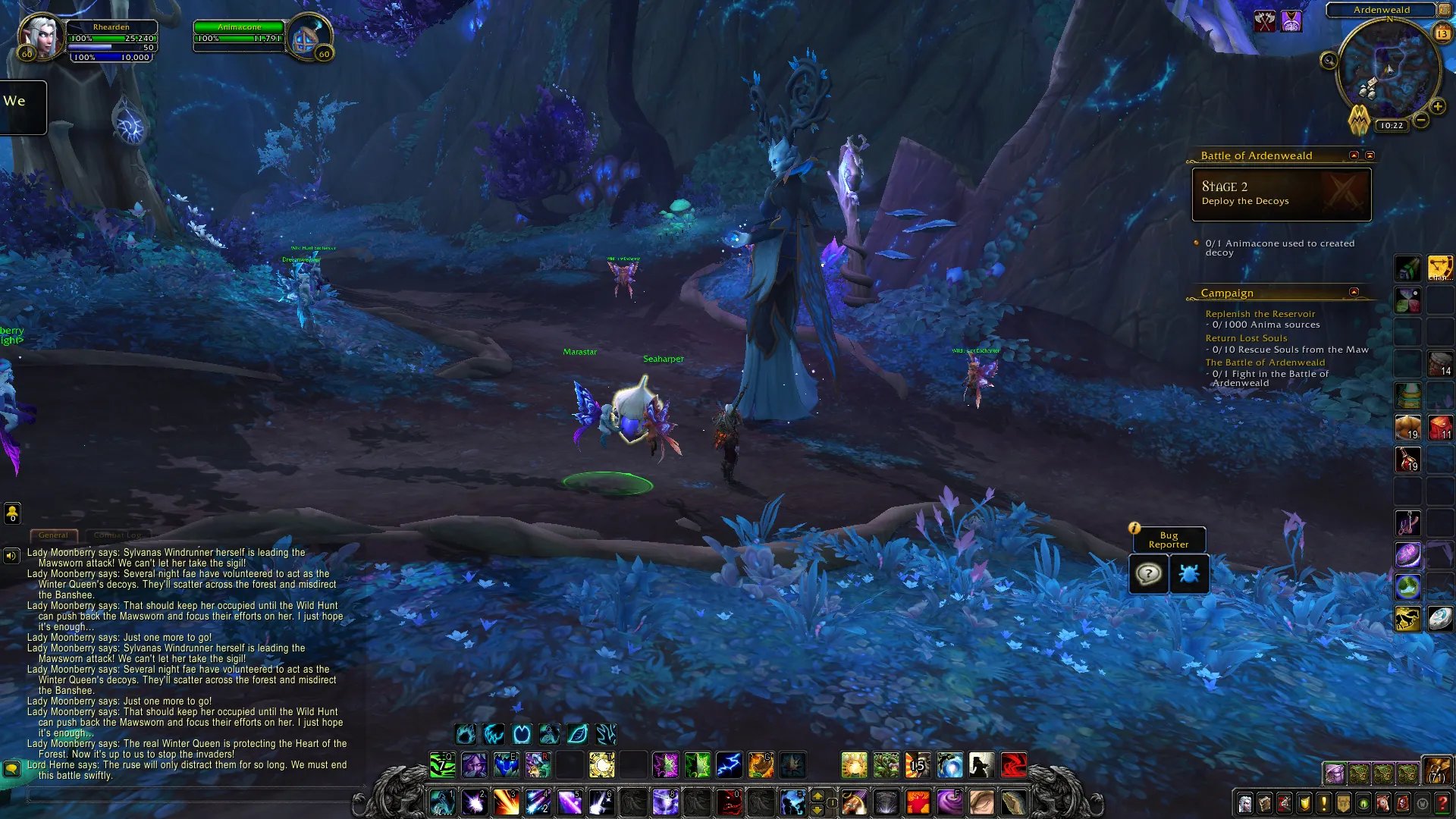 《魔兽世界》9.1炽蓝仙野之战任务流程