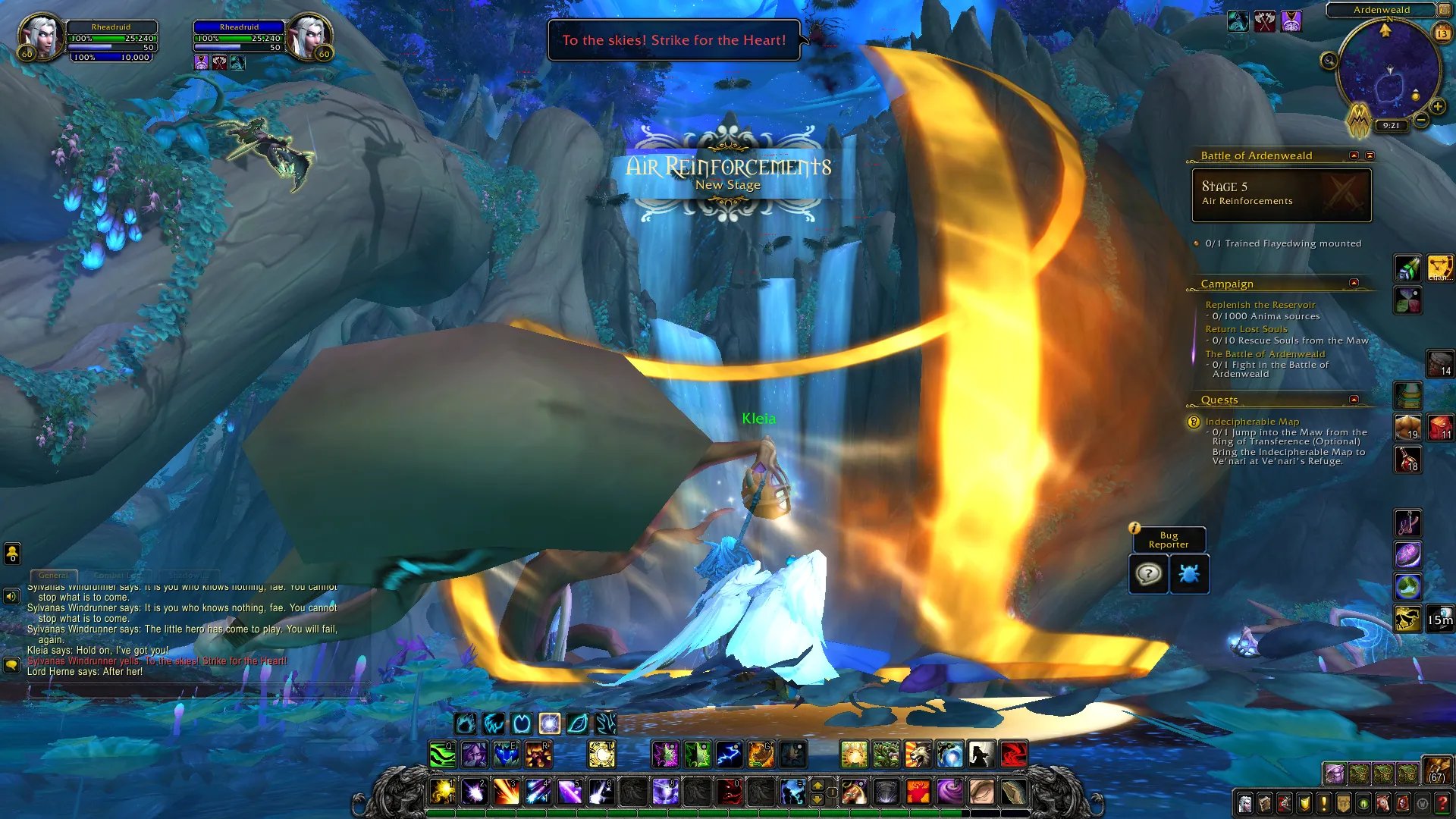 《魔兽世界》9.1炽蓝仙野之战任务流程