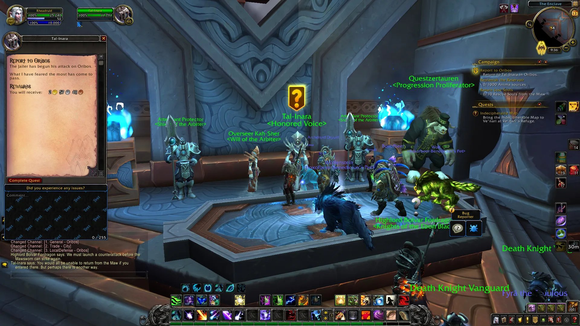 《魔兽世界》9.1炽蓝仙野之战任务流程