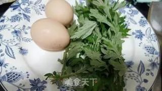 艾叶煎蛋