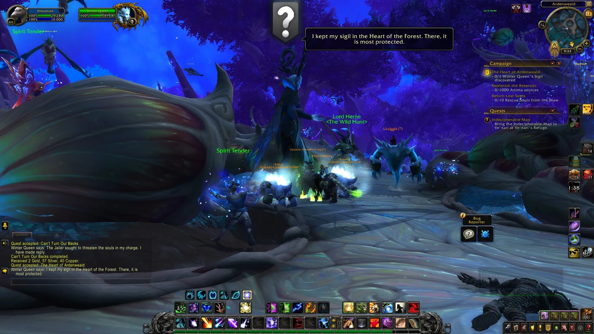 《魔兽世界》9.1炽蓝仙野之战任务流程