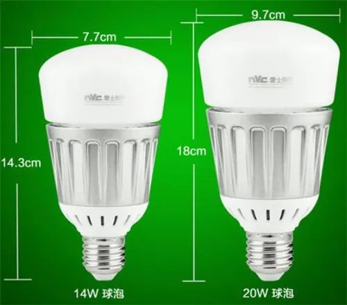 节能灯瓦数规格有哪些