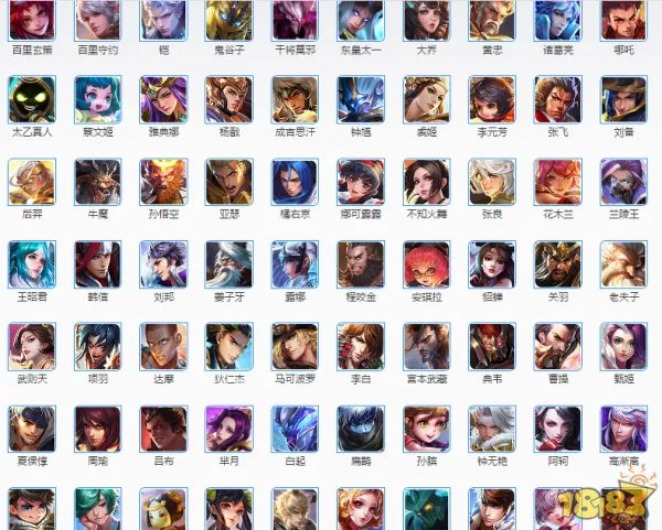 王者荣耀所有英雄图片