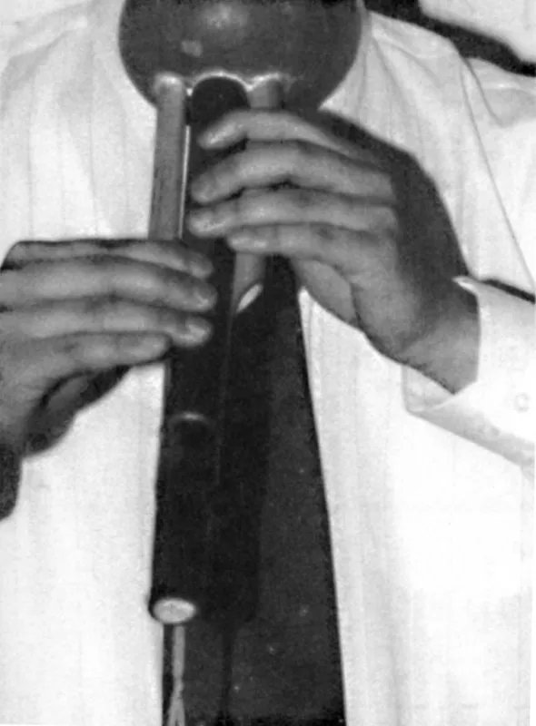 七孔葫芦丝吹奏方法，以及手势