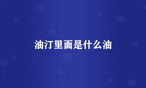 油汀里面是什么油