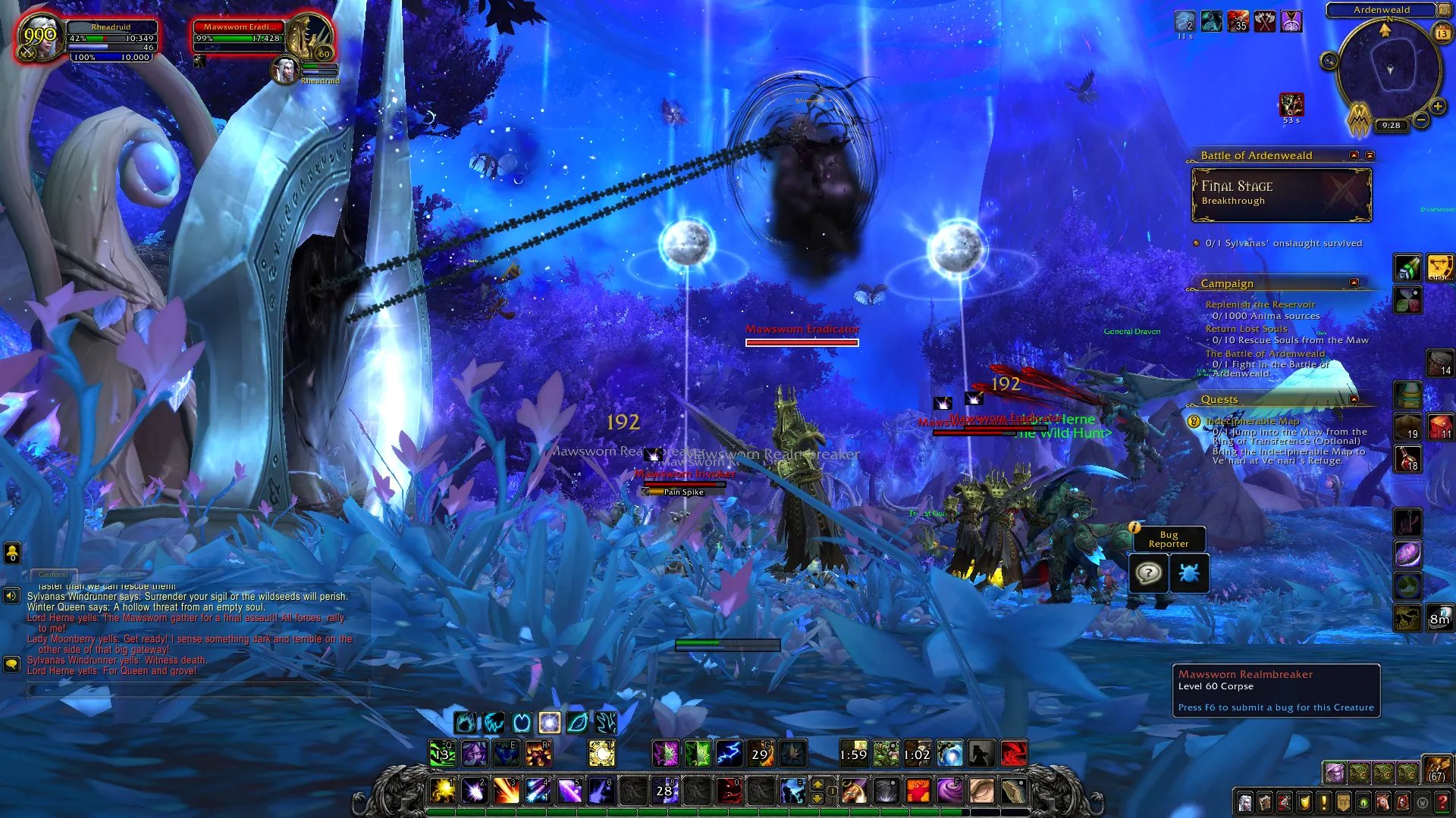 《魔兽世界》9.1炽蓝仙野之战任务流程