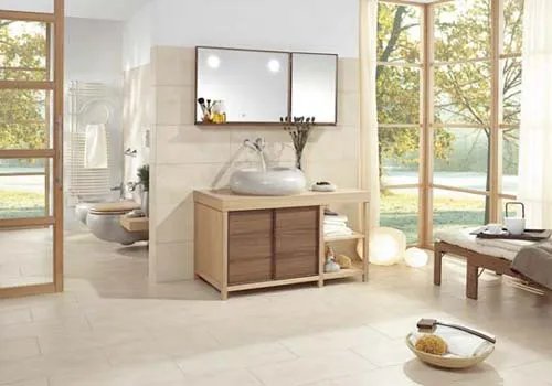 巧妙卫浴装修 将自然进行到底