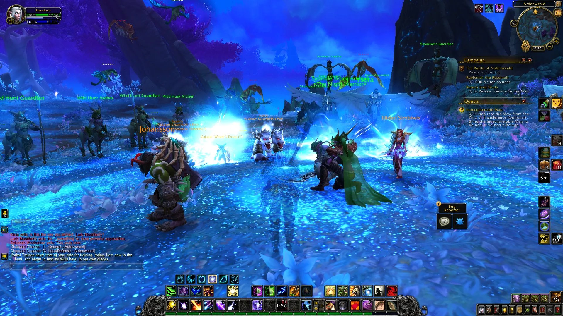 《魔兽世界》9.1炽蓝仙野之战任务流程