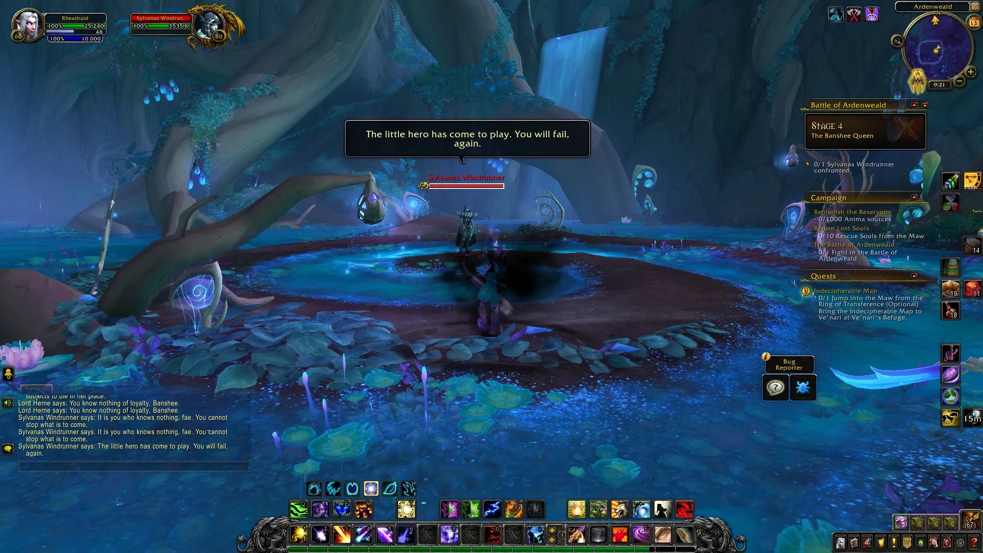 《魔兽世界》9.1炽蓝仙野之战任务流程