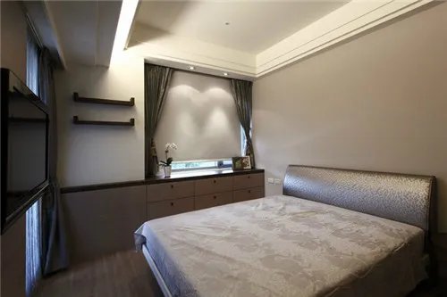 小卧室窗帘效果图  4款小户型卧室窗帘设计