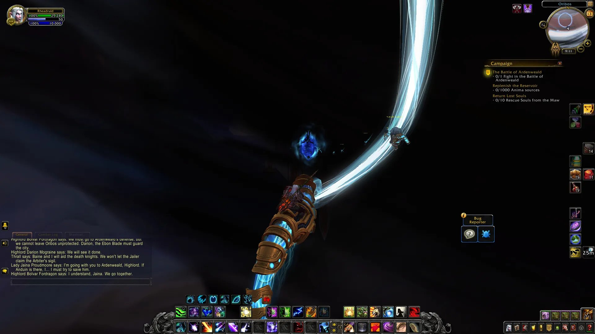 《魔兽世界》9.1炽蓝仙野之战任务流程