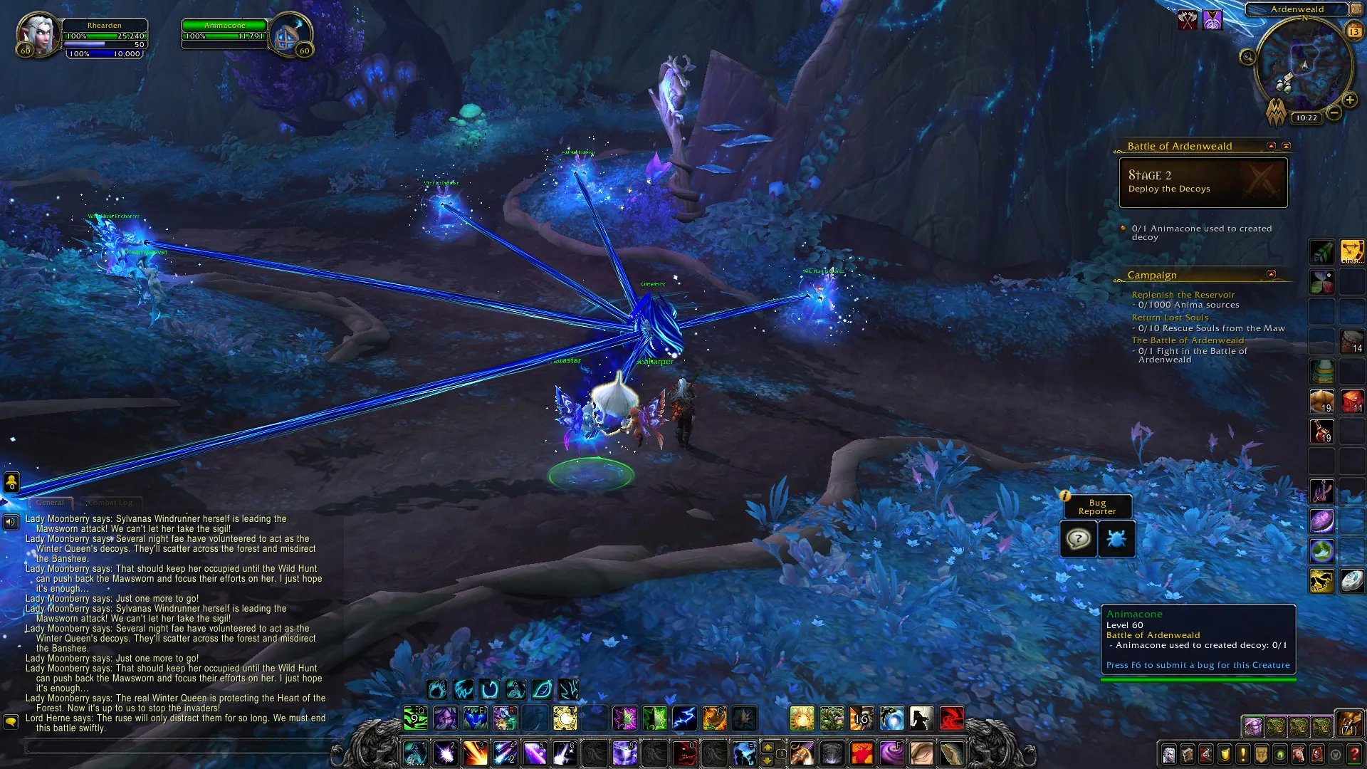 《魔兽世界》9.1炽蓝仙野之战任务流程