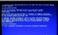 电脑蓝屏，无法操作和关机怎么办？