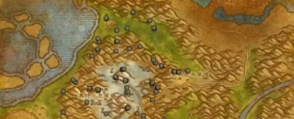 魔兽世界怀旧服金棘草刷新坐标一览