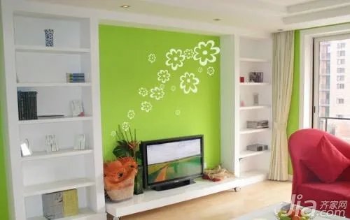 手绘电视背景墙图案展示