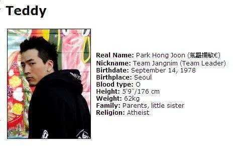 YG Family中Teddy本名叫什么？