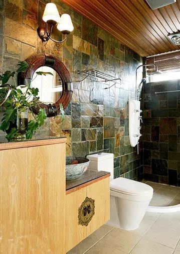 巧妙卫浴装修 将自然进行到底